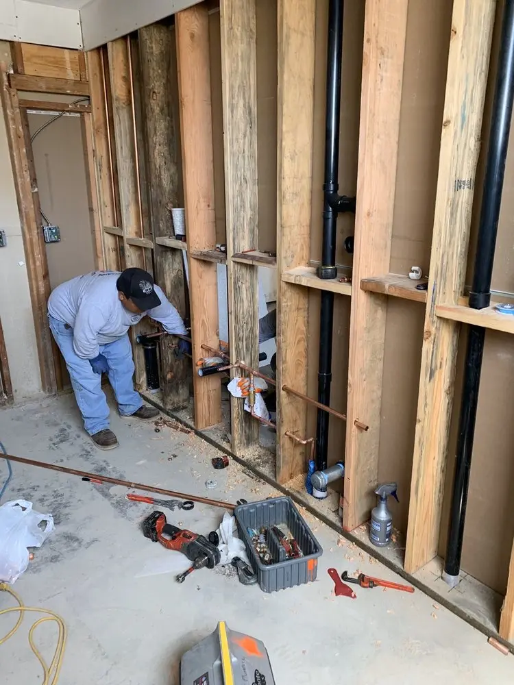Commercial rough-in plumbing for Trenchless Sewer Repair in Gilbertsville